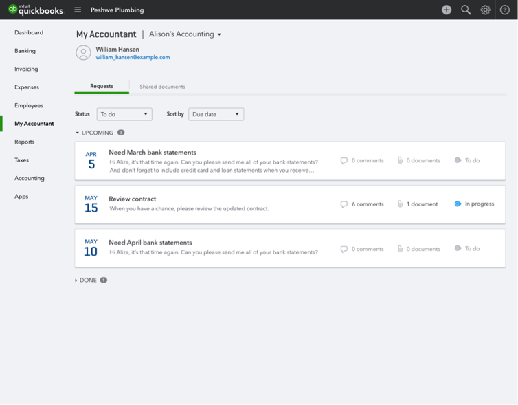 Collaborating with your Accountant on QuickBooks Online
